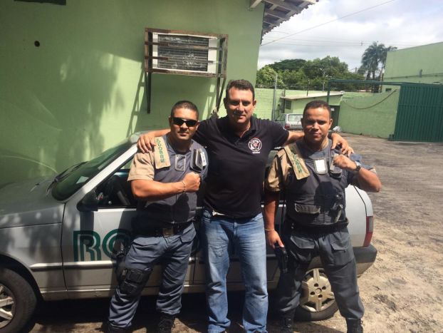 Delegado Sindical em trabalho de base na RODOBAN em Uberaba 