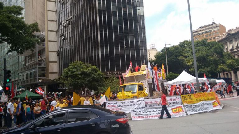 ATO CONTRA A PROPOSTA DA REFORMA DA PREVID�NCIA 