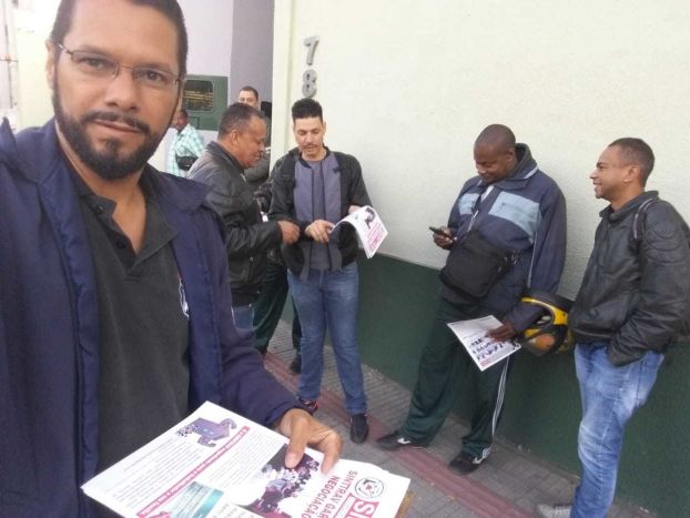 TRABALHO DE BASE SINDICALIZA��O NA RODOBAN/BH- 