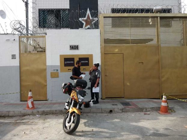 Diretor do SINTTRAV em trabalho sindical na ESQUADRA-BH