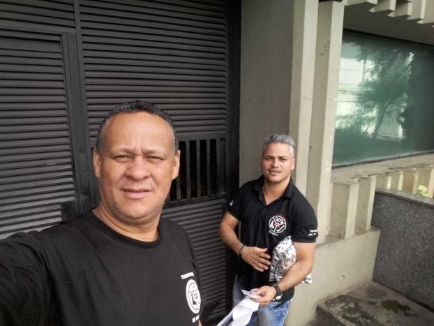 ENTREGA DE BRINDE AOS ASSOCIADOS DO SINTTRAV NA TRANSFEDERAL/BH