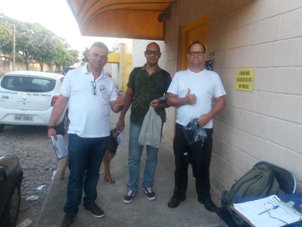 Trabalho de base na PROSEGUR e RODOBAN Divin�polis MG 