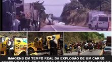 Imagens em tempo real da explos�o de um carro-forte no Par�. Criminosos levaram mais de R$ 1 milh�o