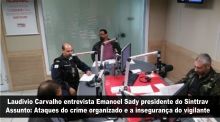 SINTTRAV na radio Itatiaia - Toler�ncia zero com Dep. Laudivio Carvalho 