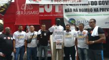 Sinttrav-MG participa de Ato P�blico contra a Reforma da Previd�ncia