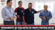 Sinttrav acompanha treinamento de Vigilantes do Grupo Protege em BH