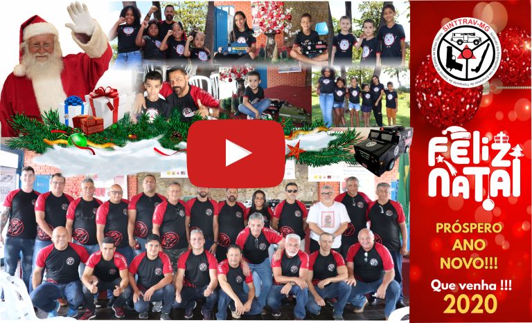 O SINTTRAV-MG deseja um FELIZ NATAL e pr�spero ANO NOVO - 2020