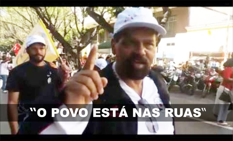 SINTTRAV/POVO EST� NAS RUAS