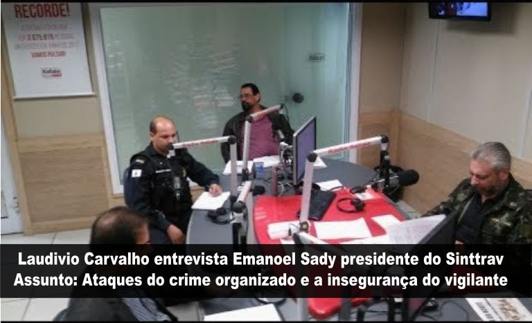 SINTTRAV na radio Itatiaia - Toler�ncia zero com Dep. Laudivio Carvalho 