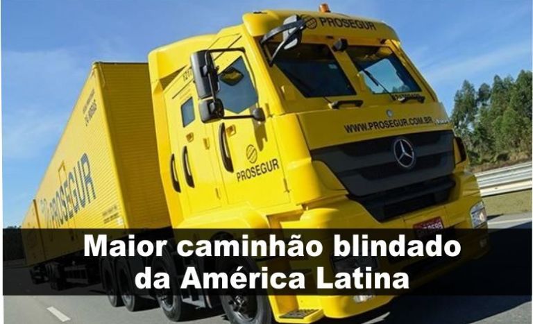 MAIOR CAMINH�O BLINDADO DA AM�RICA LATINA
