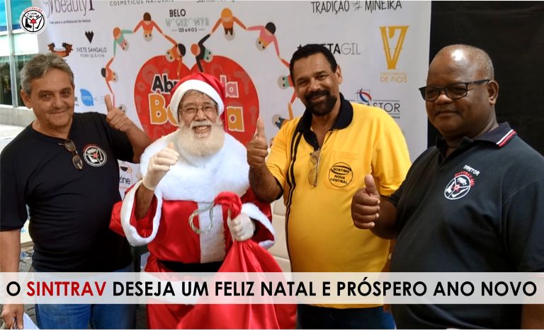 O SINTTRAV deseja um FELIZ NATAL e PR�SPERO ANO NOVO