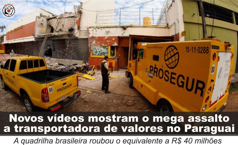 Imagens in�ditas um ano depois do mega assalto orquestrado por uma quadrilha brasileira 