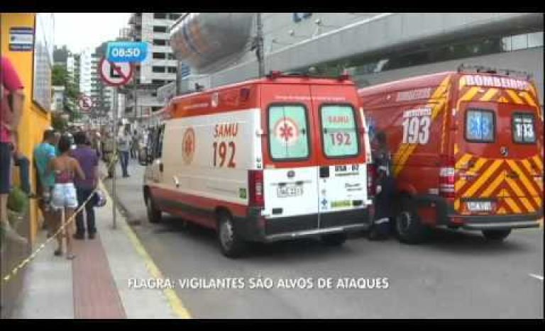 Vigilantes de carro forte s�o alvos de ataques em Florian�polis