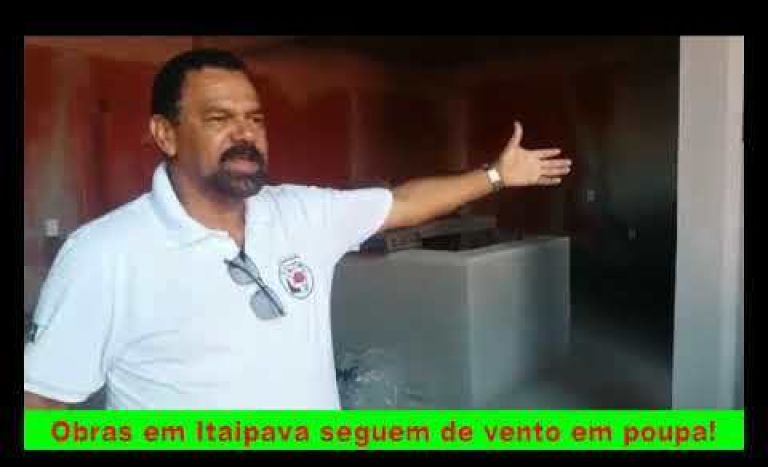 As obras v�o de vento em poupa!