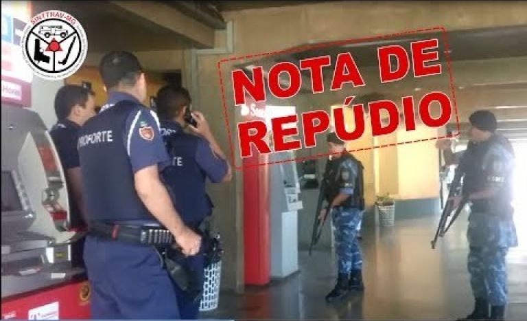 NOTA DE REP�DIO - Abordagem e amea�a a vigilantes de carro forte de Goi�nia