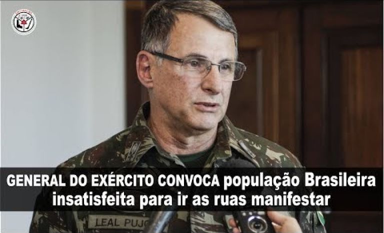 General do Ex�rcito convoca popula��o Brasileira insatisfeita para ir as ruas manifestar